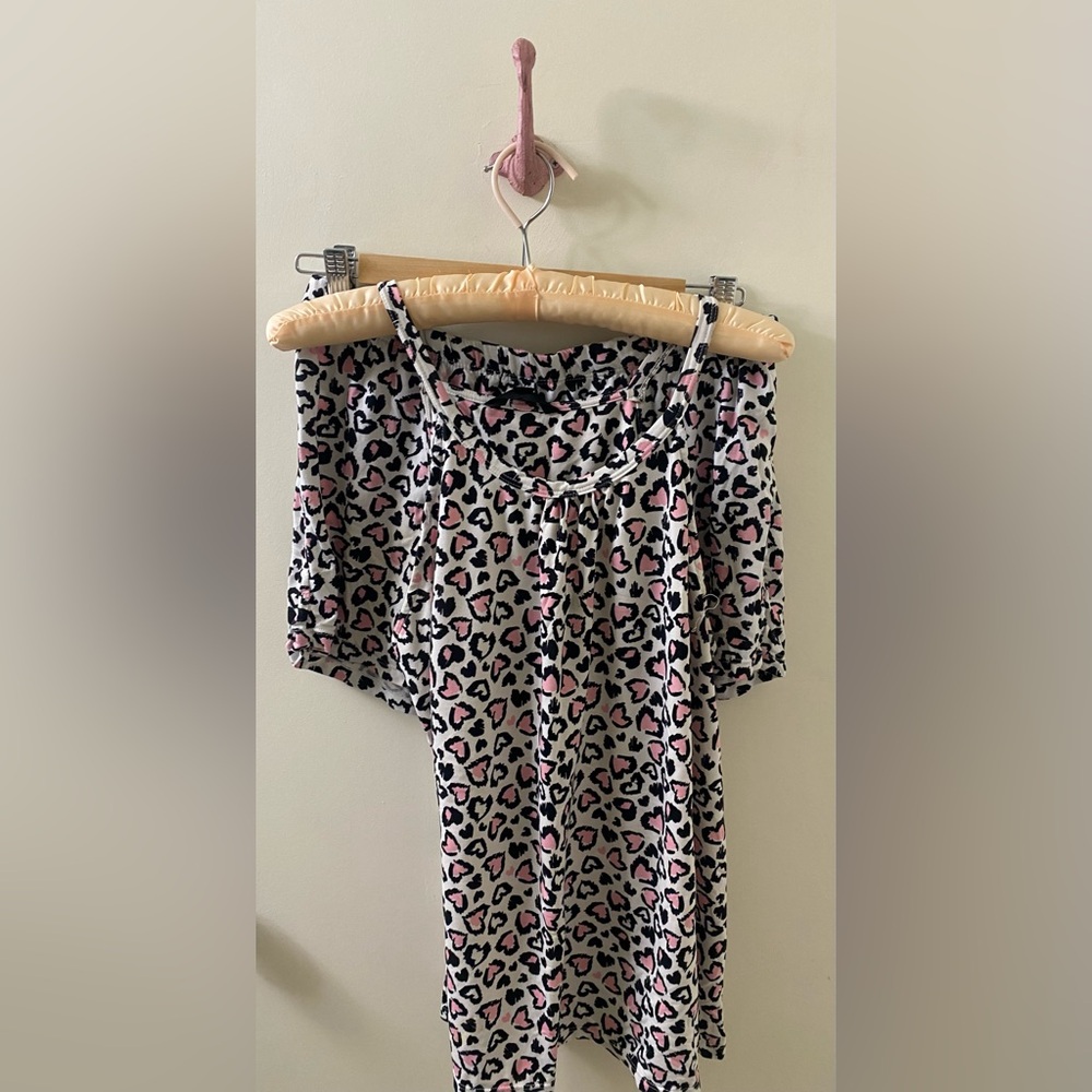 Cheetah Print Pajama Set